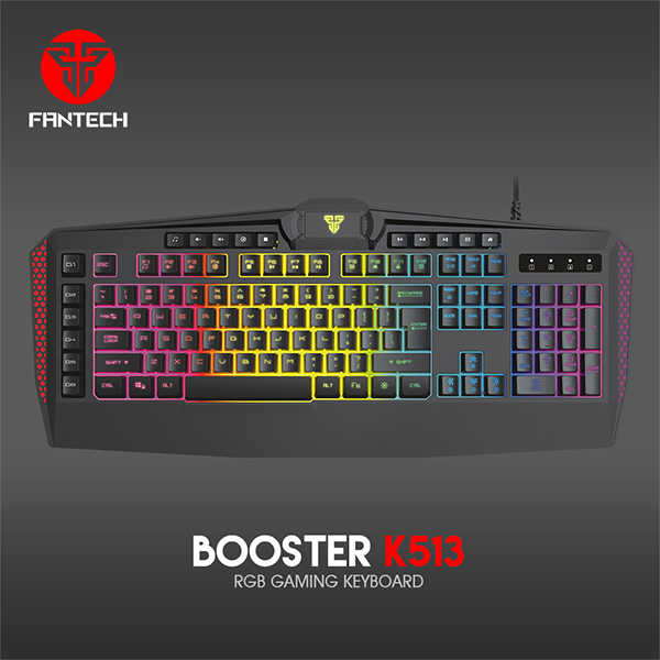 Fantech Booster K513 RGB Membrane RGB Gaming Keyboard Fantech Booster K513 RGB Membrane RGB Gaming Keyboard